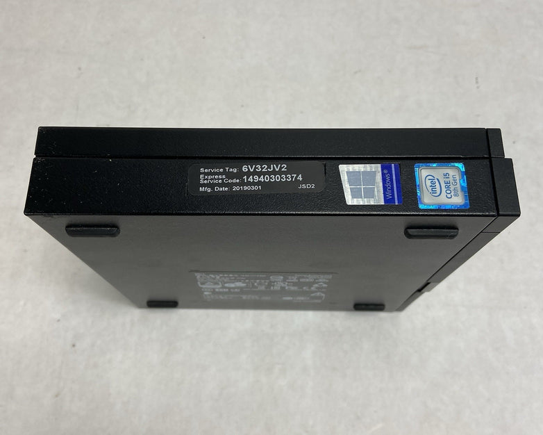 Dell Optiplex 7060 Micro Intel Core i5-8500T 2.1GHz 8GB RAM w/AC No HDD/OS