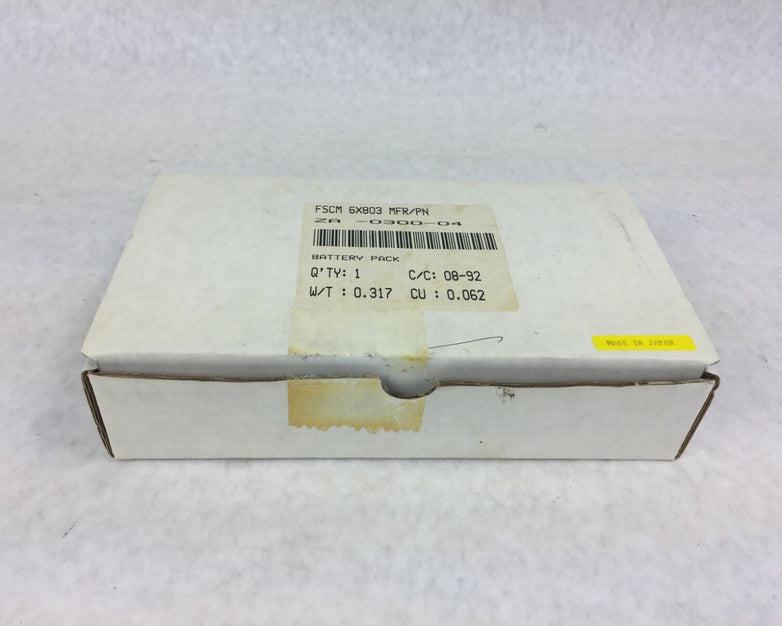 Vintage Zenith Data Systems ZA-300-4   FSCM 6X803  Battery Pack  NIB