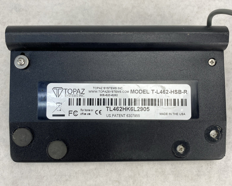 Topaz Systems T-L462-HSB-R LCD USB Signature Pad Terminal - No Stylus
