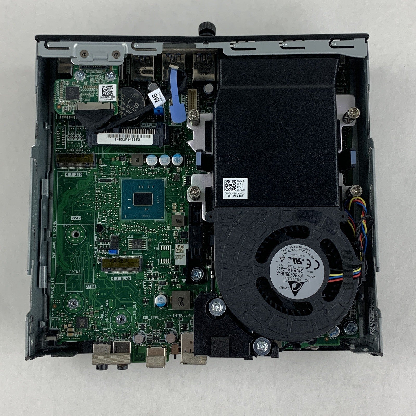 Dell OptiPlex 7050 Micro Desktop  i5-6500T 2.5 Ghz 8 GB RAM No OS No HDD No AC