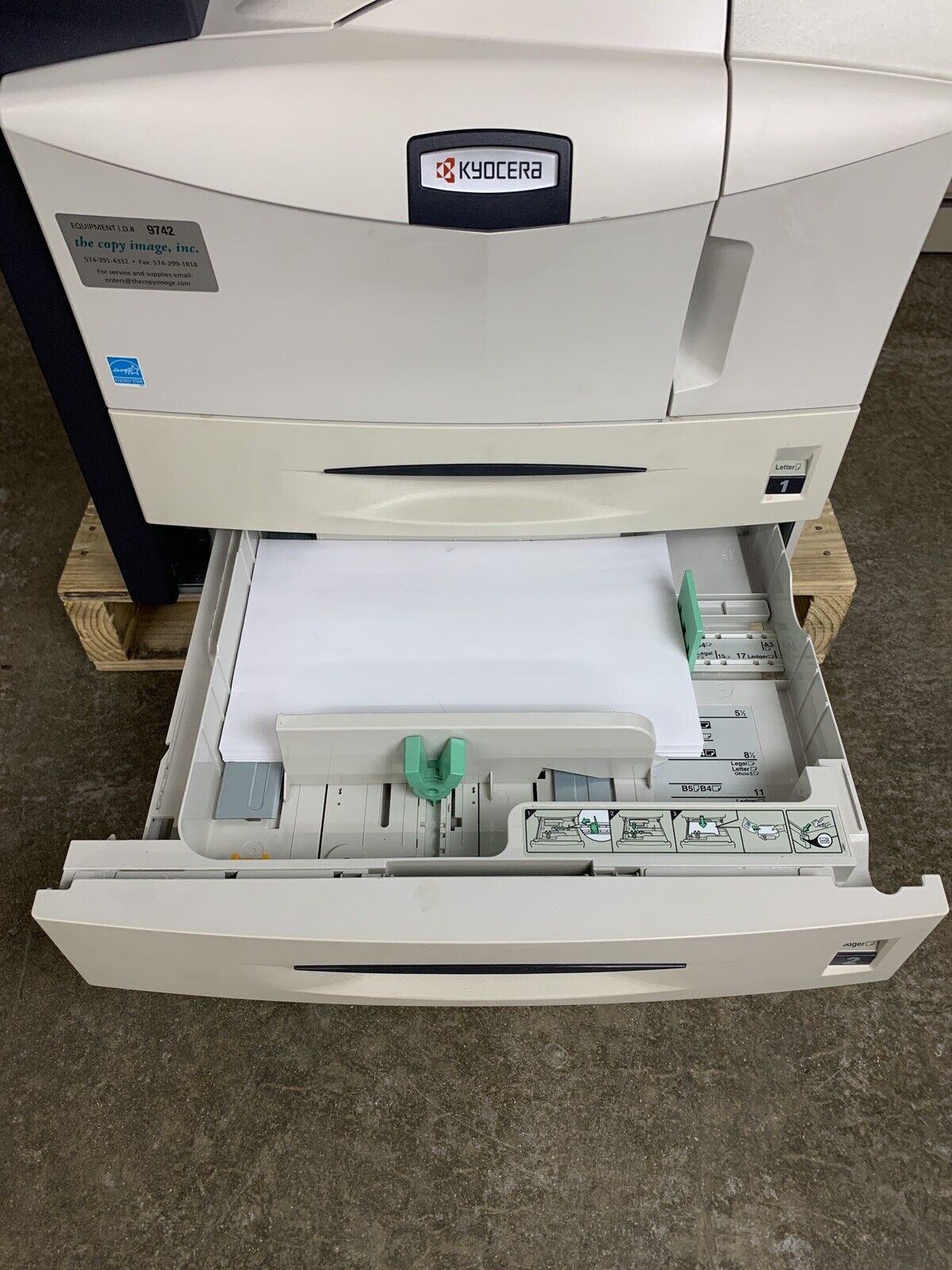 Kyocera FS-9530DN Enterprise Mono Laser Printer 605263 Page Count Tested