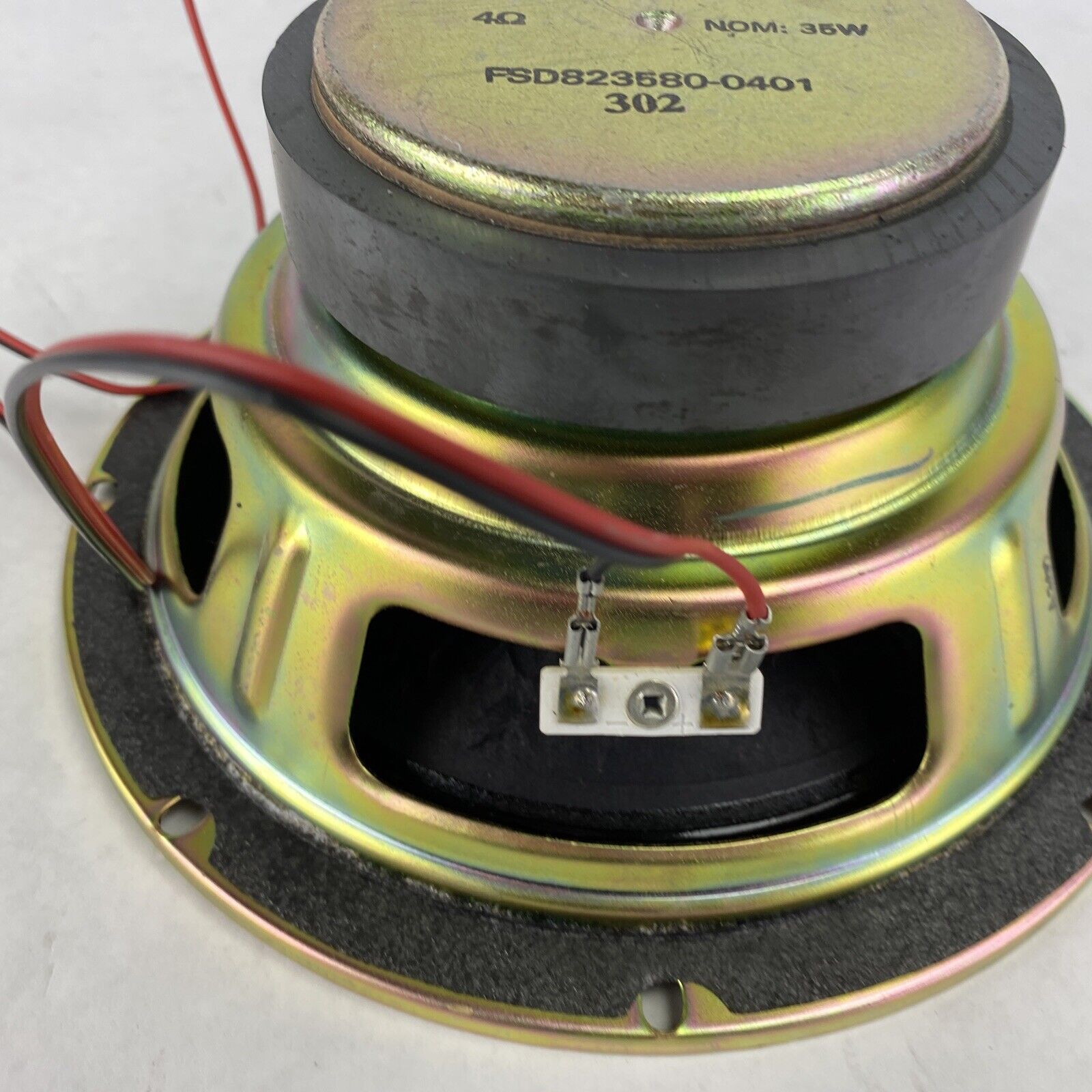 Eastech 8"  Speaker Driver Subwoofer 35W 4Ohm FSD823580-0401 -Tested & Working