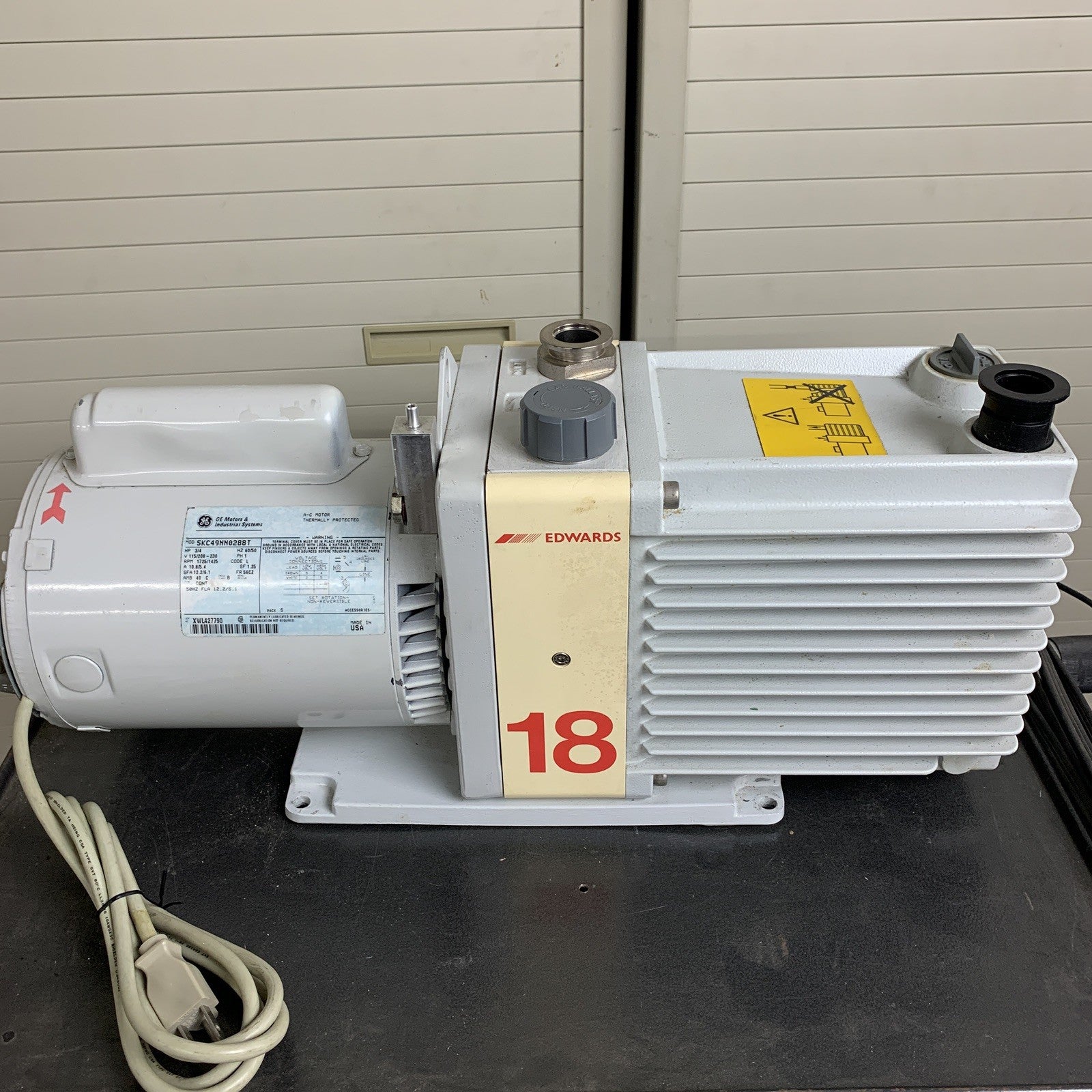 Edwards 18 E2M18 Rotary Vane Vacuum Pump Parts and Repair