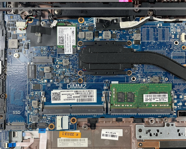 HP EliteBook 850 G6 15.6" i5-8365U 1.60 GHz 8 GB RAM No SSD/OS/AC/Batt - Corner