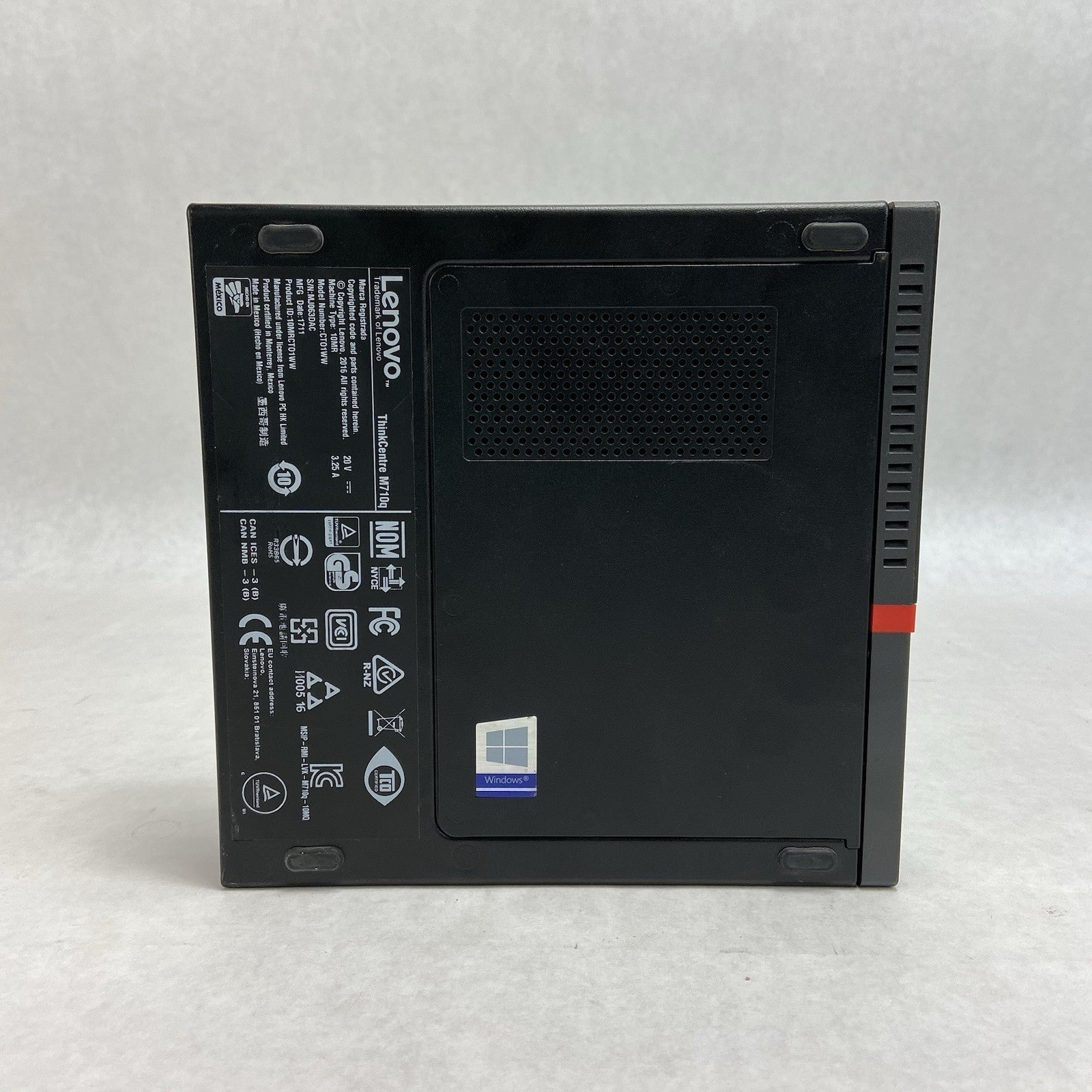 Lenovo ThinkCentre M710Q MFF Intel Core i5-7500T 2.7GHz 0GB RAM No AC/HDD/OS4