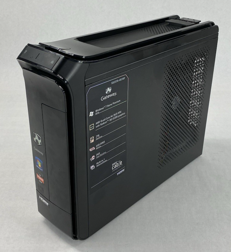Gateway SX2370-US10P SFF AMD A6-3620 2.20GHz 6GB RAM No HDD No OS