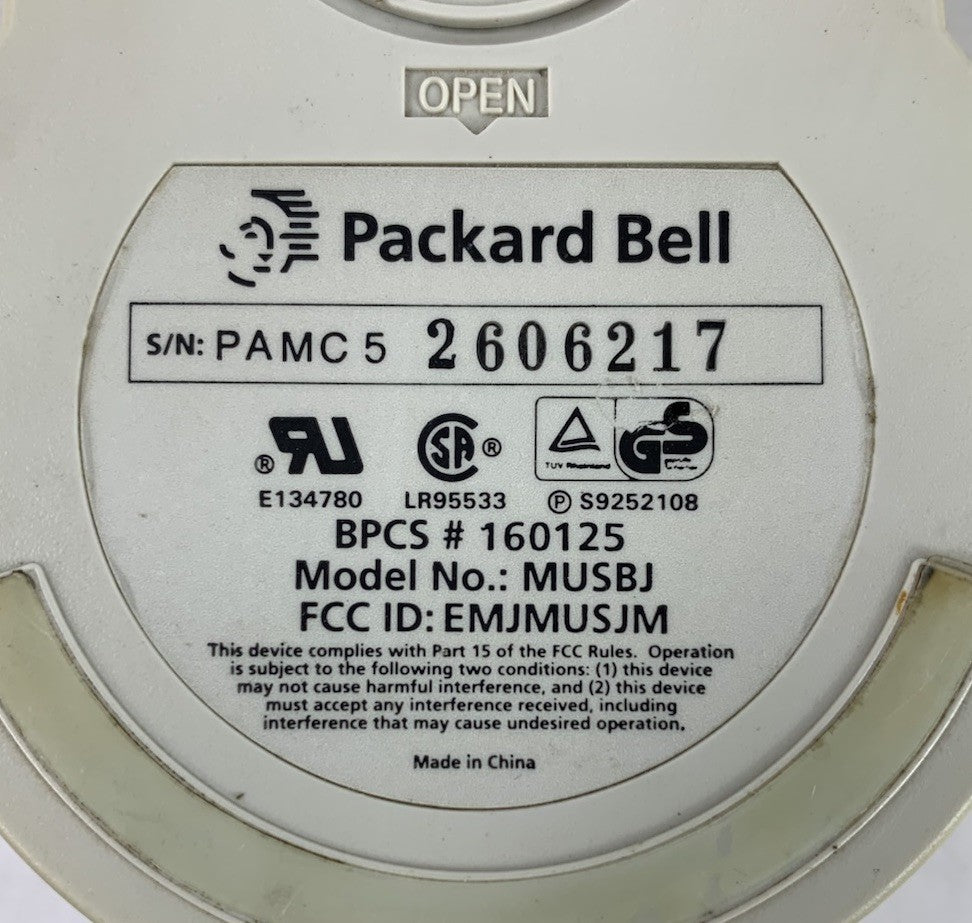 Packard Bell MUSBJ Vintage PS/2-Wired Mouse7