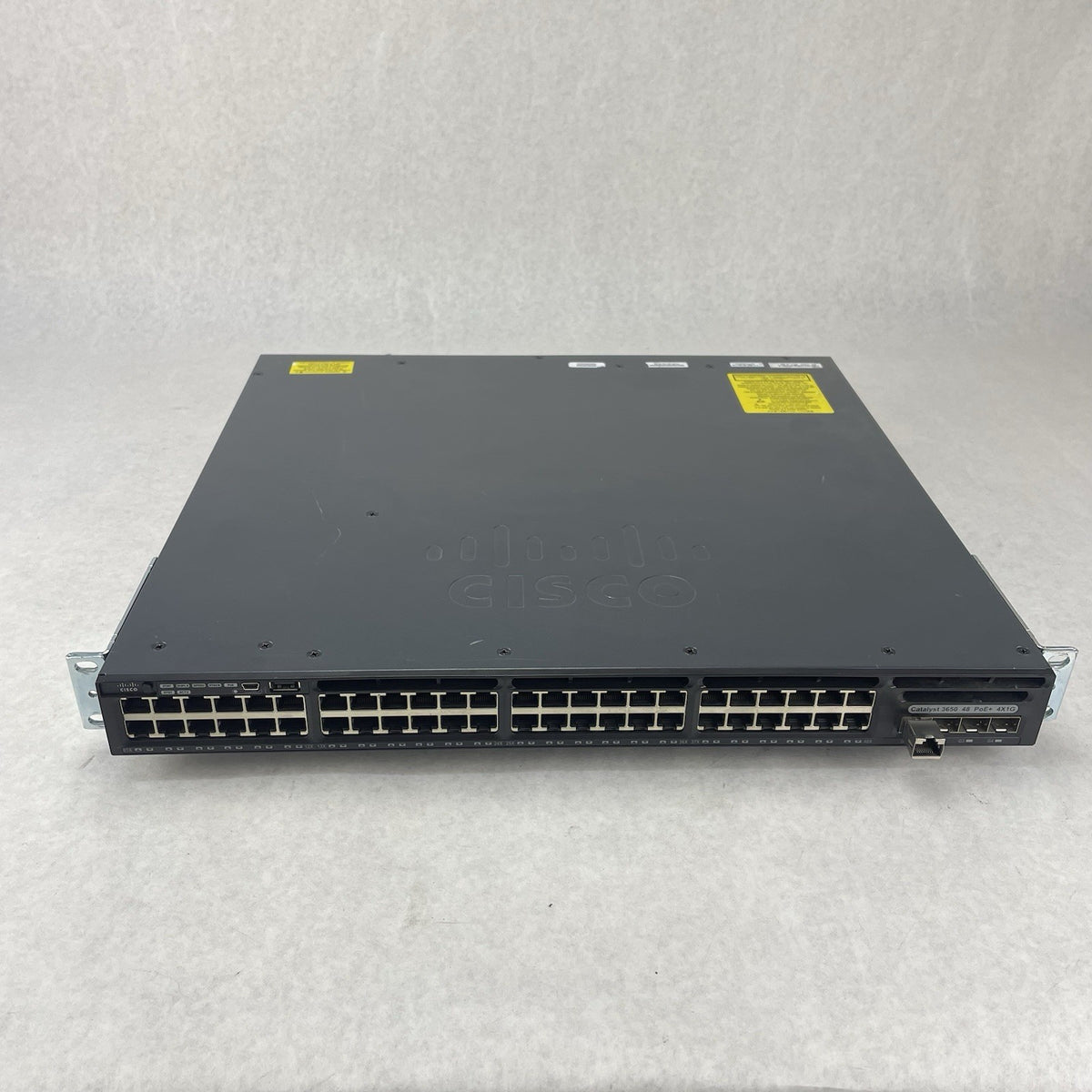 Cisco WS-C3650-48PS-L V05 48-Port PoE+ Switch 1x PSU Tested Reset1