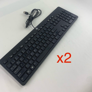 HP USB Slim Keyboard PH0U (Lot of 2)