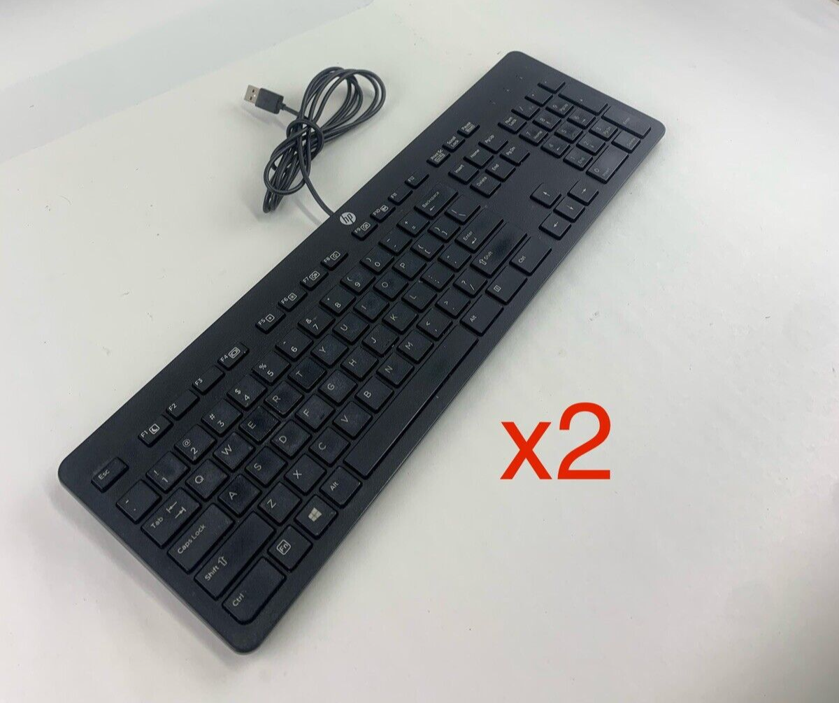 HP USB Slim Keyboard PH0U (Lot of 2)