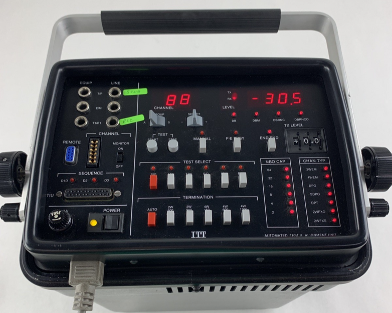 ITT Automated Test and Alignment Unit  Power Tested