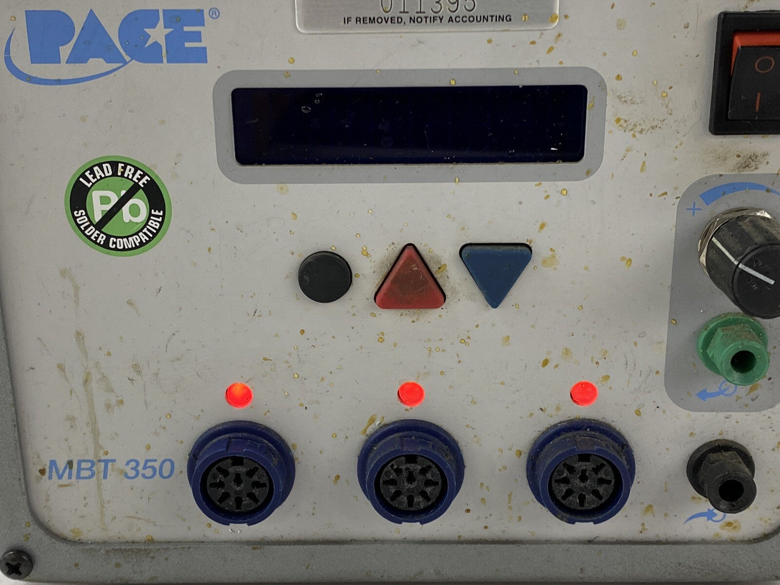 Pace MBT 350 Multi-Channel Soldering Station 120V 50-60Hz 210w Power Tested