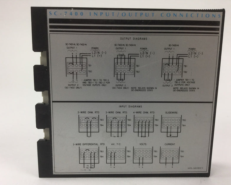 Rochester DC Voltage Transmitter SC-7401 N, SC 7400