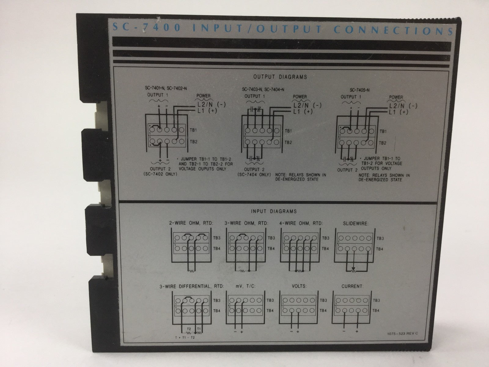 Rochester DC Voltage Transmitter SC-7401 N, SC 7400
