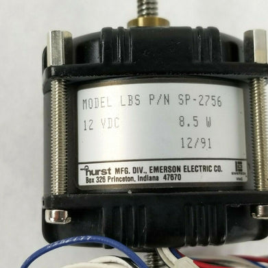Hurst LBS Variable Speed Linear Actuator Motor SP-2756 12DVC 8.5W Nidec Motor
