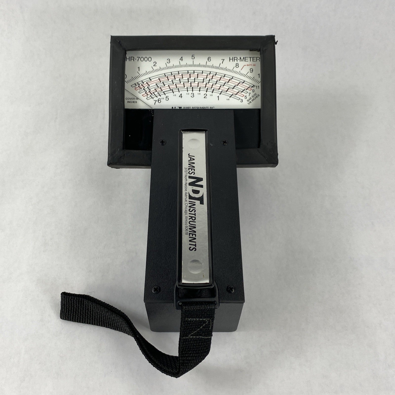James NDT Instruments HR-7000 HR-Meter Legacy Handheld Rebar Locator2