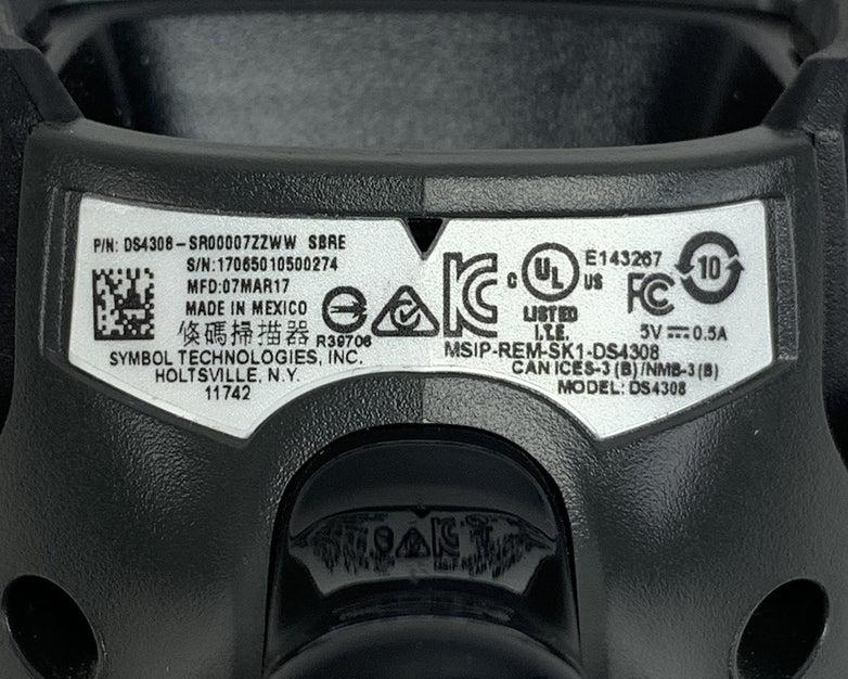 Symbol Motorola DS4308-SR000722WW Barcode Scanner - No Cords