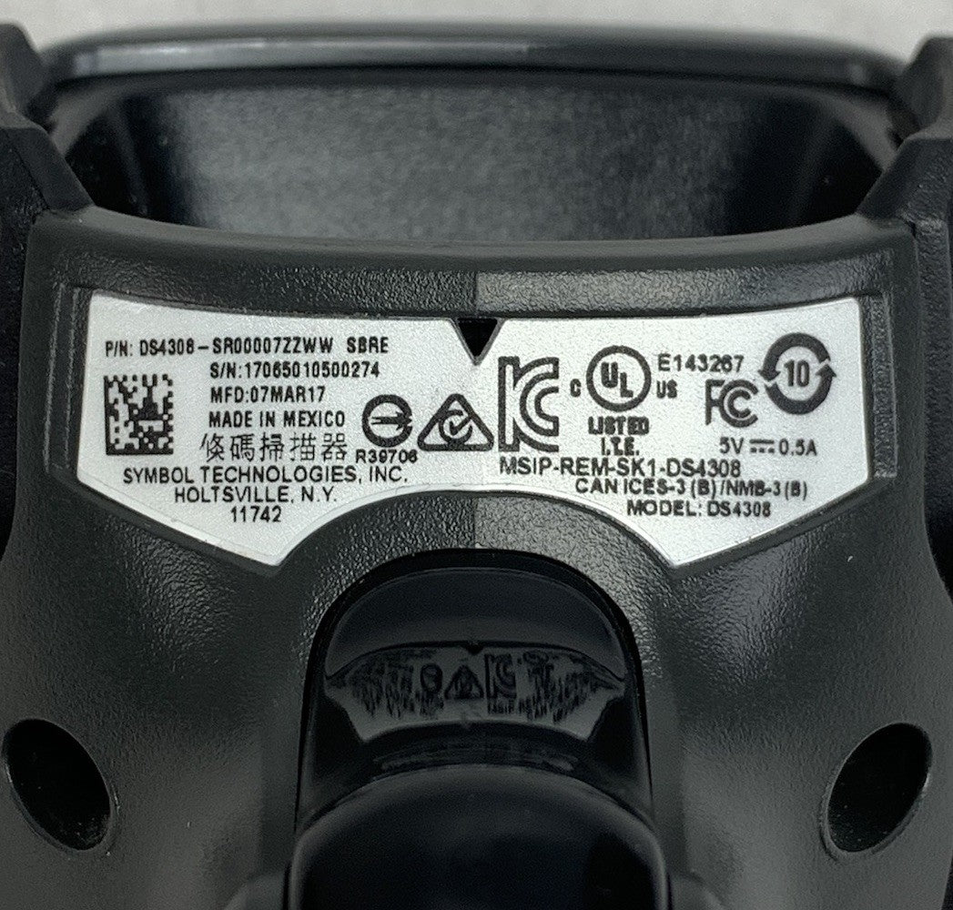 Symbol Motorola DS4308-SR000722WW Barcode Scanner - No Cords