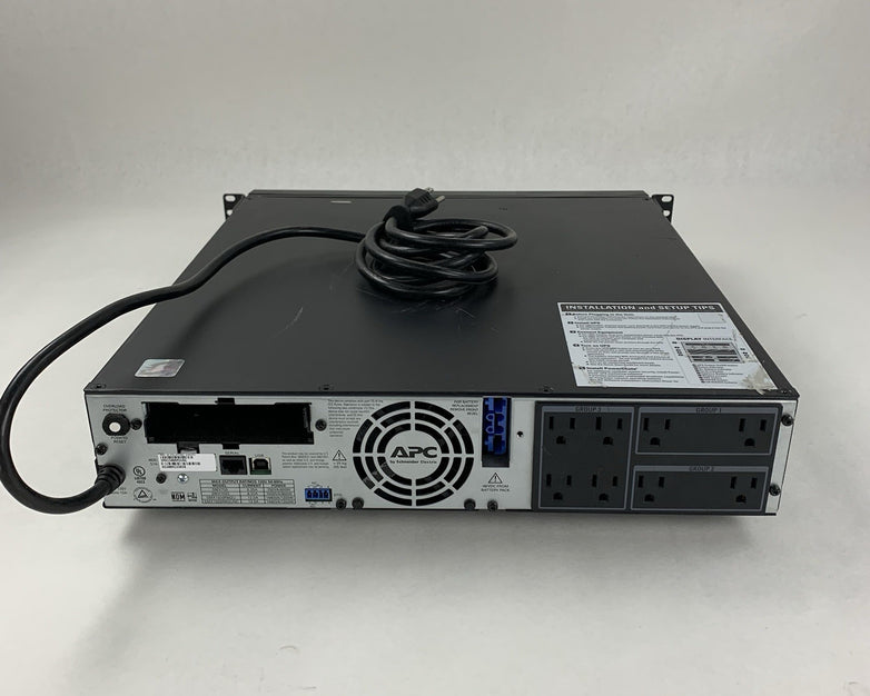 APC SMX1500RM2UNC SmartUPS 1500VA/1200W 120V Rack Tested No Batteries No Caddy