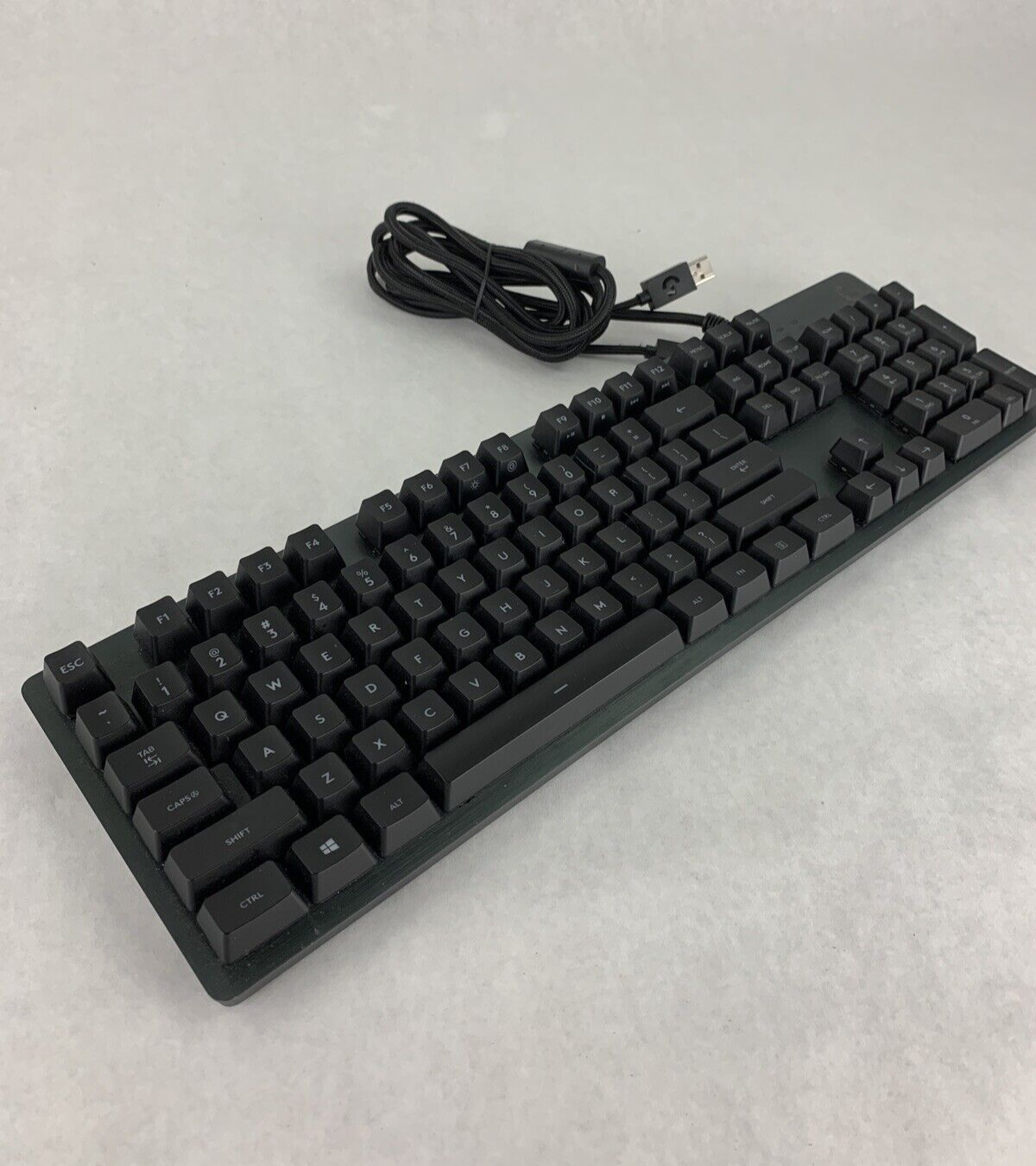 Logitech G413 Carbon Mechanical Gaming Keyboard USB Y-U0032 Tested No Backclip