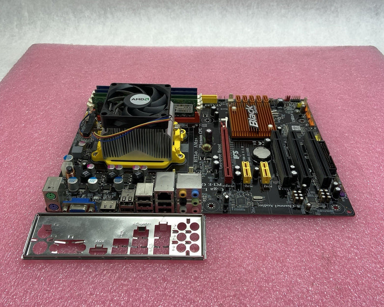 ECS GeForce 8200M-A Motherboard AMD Athlon 64 X2 2.21GHz 8GB RAM w/Shield