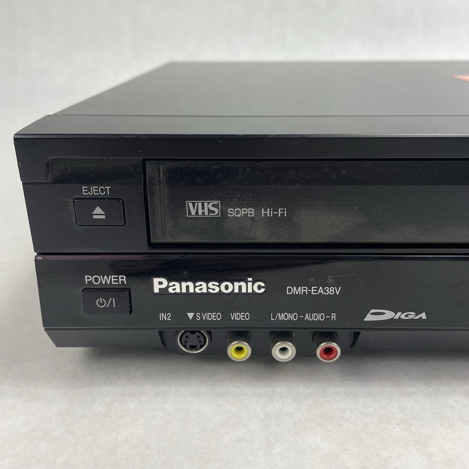 Panasonic DMR-EA38V DVD Recorder VCR Combo HDMI 1080p Tested No Power Cord