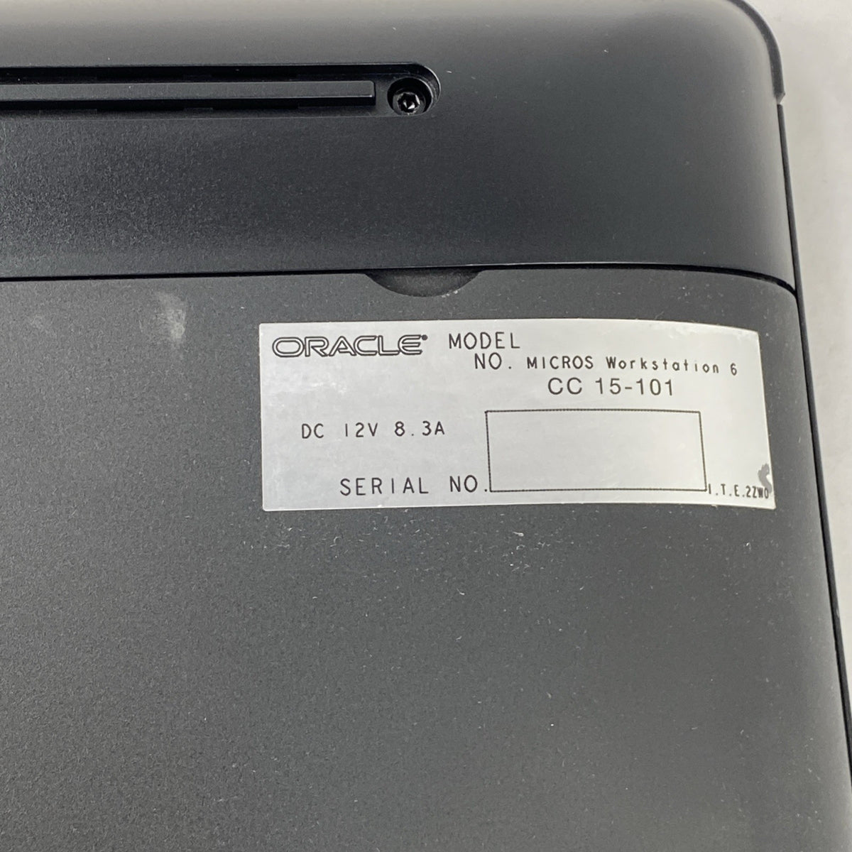 Oracle Micros Workstation 6 Atom E3827 1.74GHz 4GB RAM POS w/ Stand - No HDD/AC15