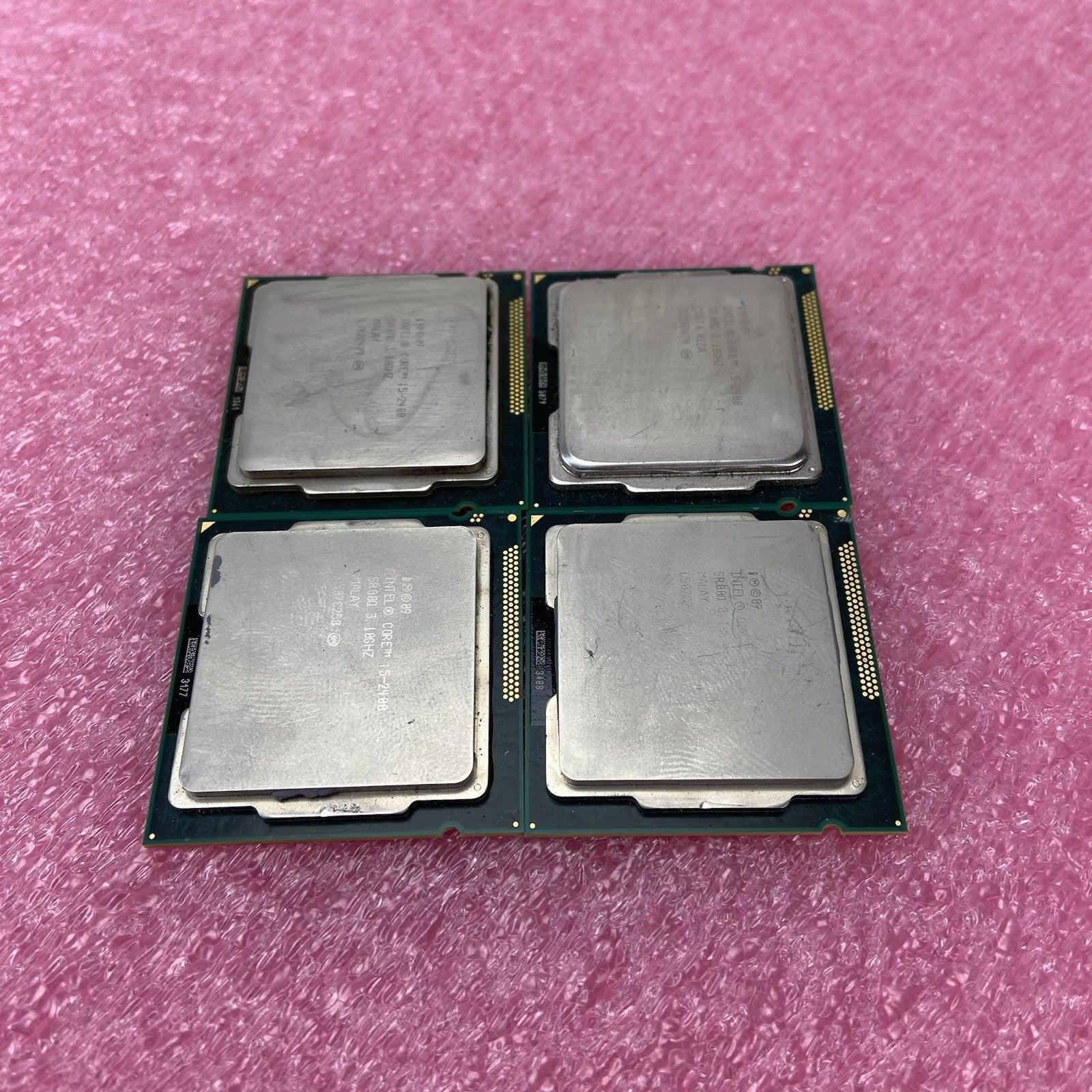 Lot of 4 Intel Core i5-2400 SR00Q 3.1GHz Desktop CPU2