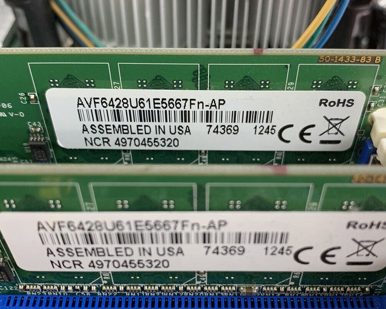 NCR 302DNR6D00941 Motherboard Intel E6400 2.13 GHz 2GB RAM w/ Shield