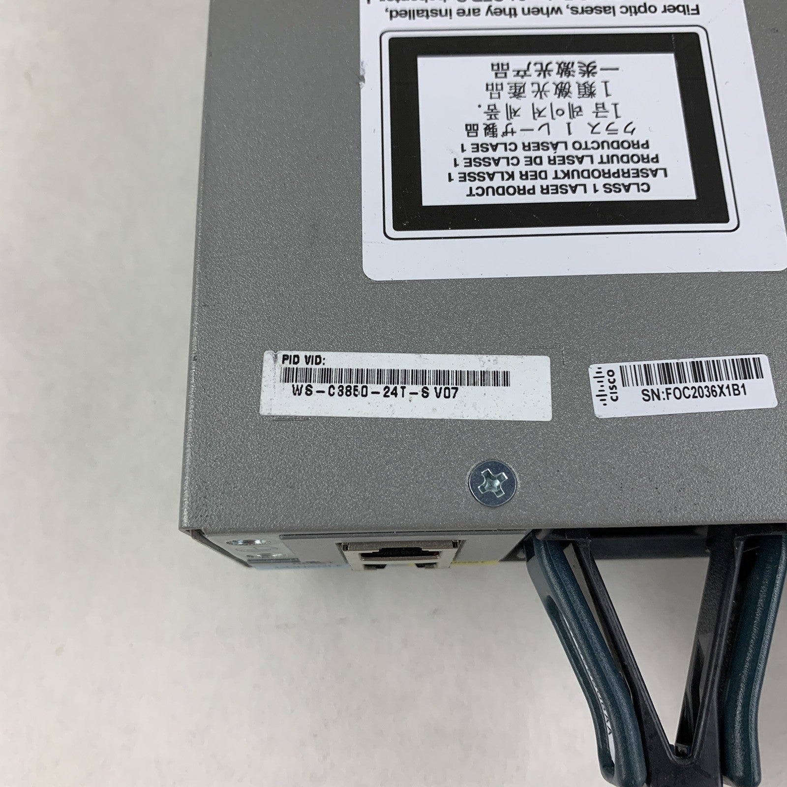 Cisco Catalyst 3850 WS-C3850-24T-S V07 24-Port Ethernet Network Switch Tested