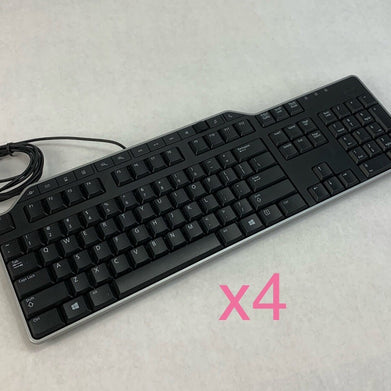 Dell KB522P Wired USB Keyboard (Lot of 4)