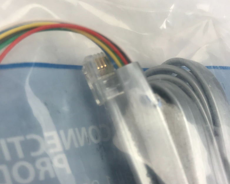 L-Com TDC029-7 Flat Modular Cable RJ12 Tinned End 7.0 ft (Lot of 9)