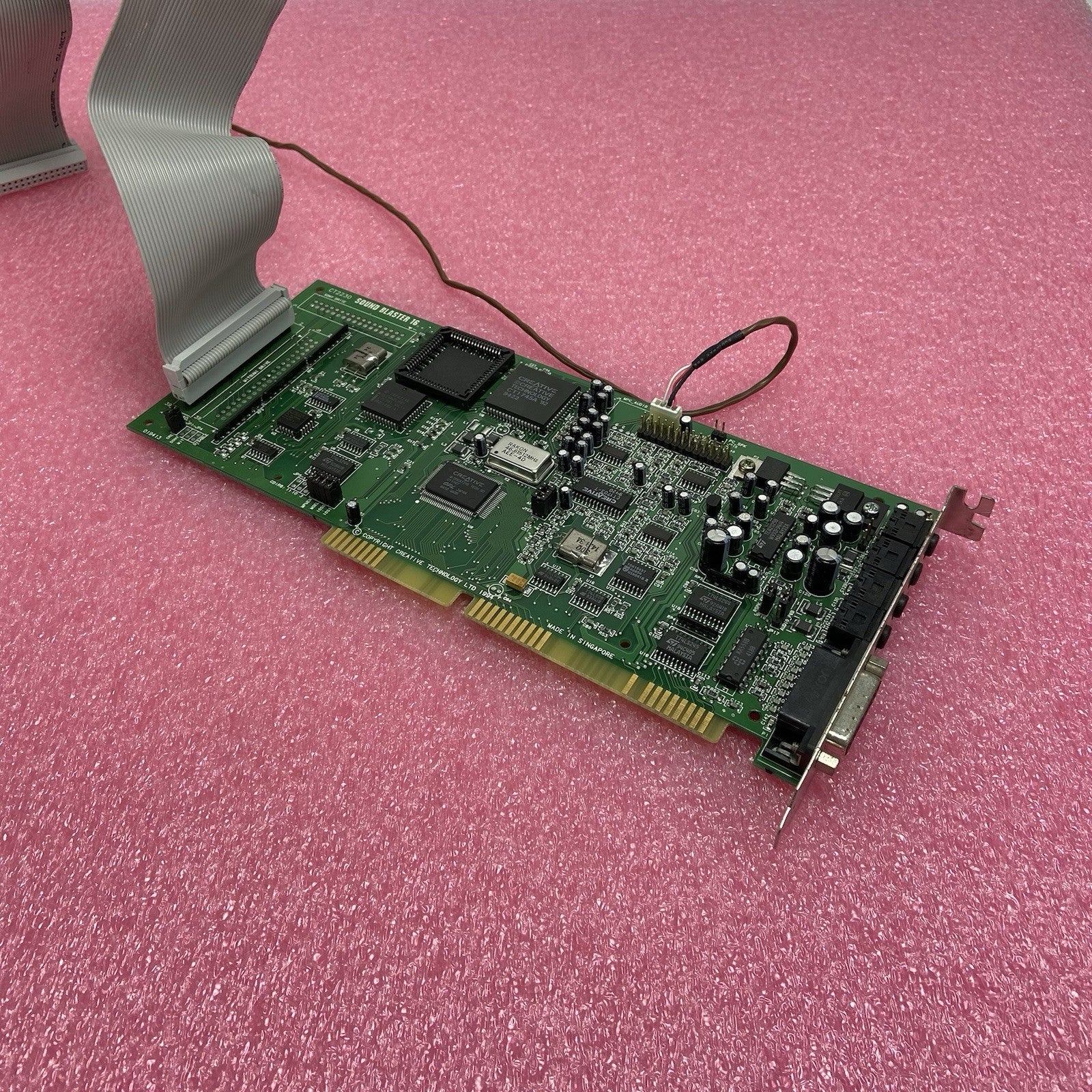 Creative Labs Sound Blaster 16 CT2230 ISA Audio Card w/CD In Cord0