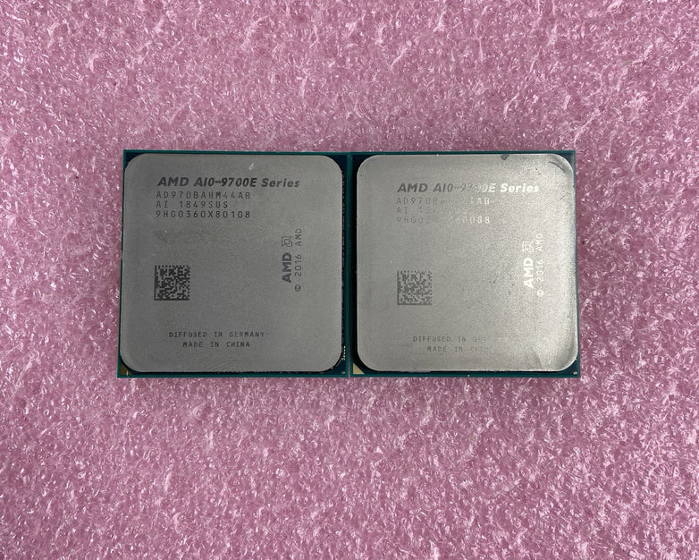 AMD A10-Series A10-9700E 3.0GHz Quad-Core Socket AM4 Desktop CPU - Lot of 2