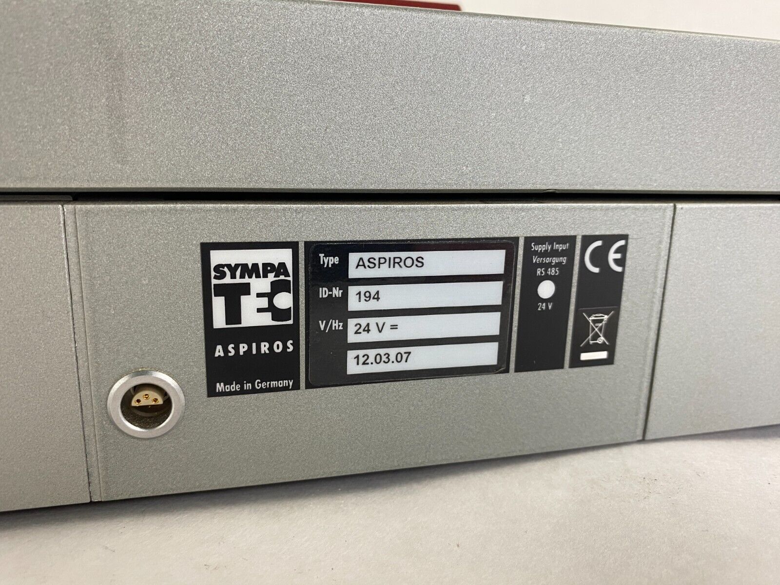 SYMPA TEC Helos/KF BR Laser Particle Analyzer Aspiros Sucell/M Magic Lot