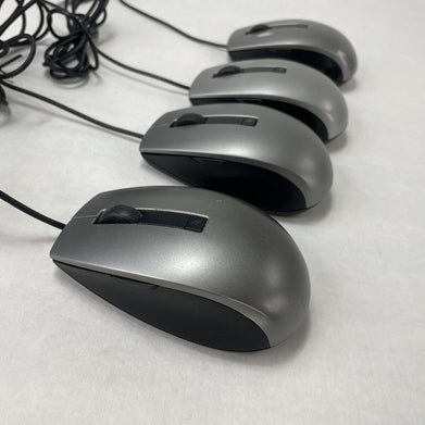 Dell MOCZUL USB Wired Black Laser Scroll Mouse with 6 Buttons Lot of 4