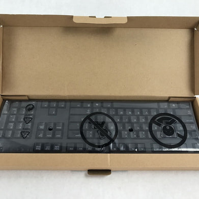 Dell M372H Black Quiet Slim USB Wired Keyboard QUERTY 0M372H-71581 KB1421