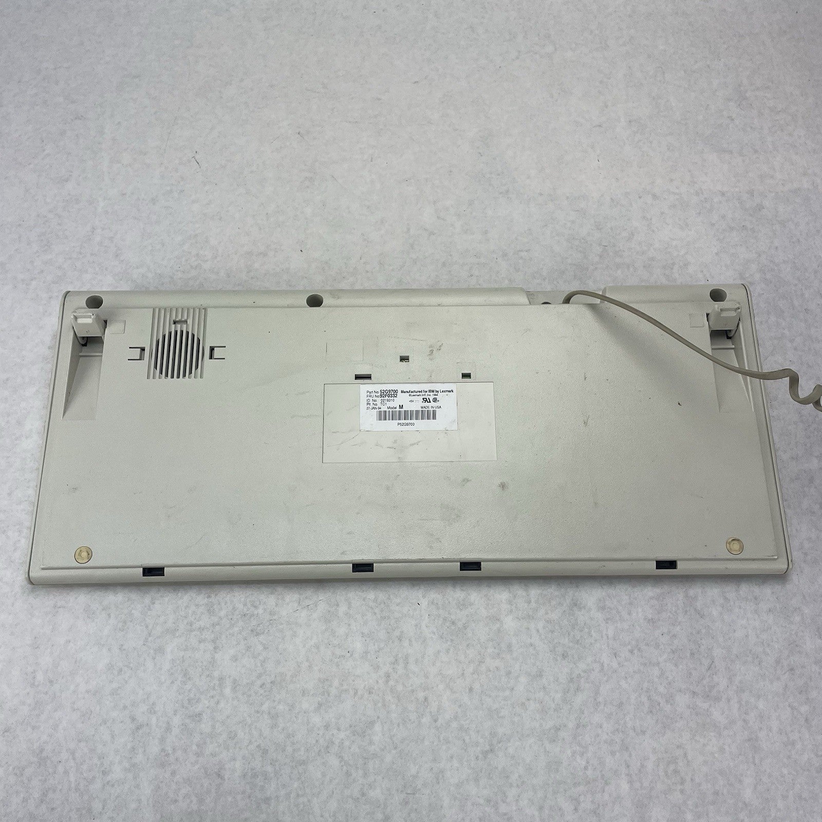 IBM Heavy Duty Keyboard Mechanical Clicky Keyboard P/N 52G9700 PS/28