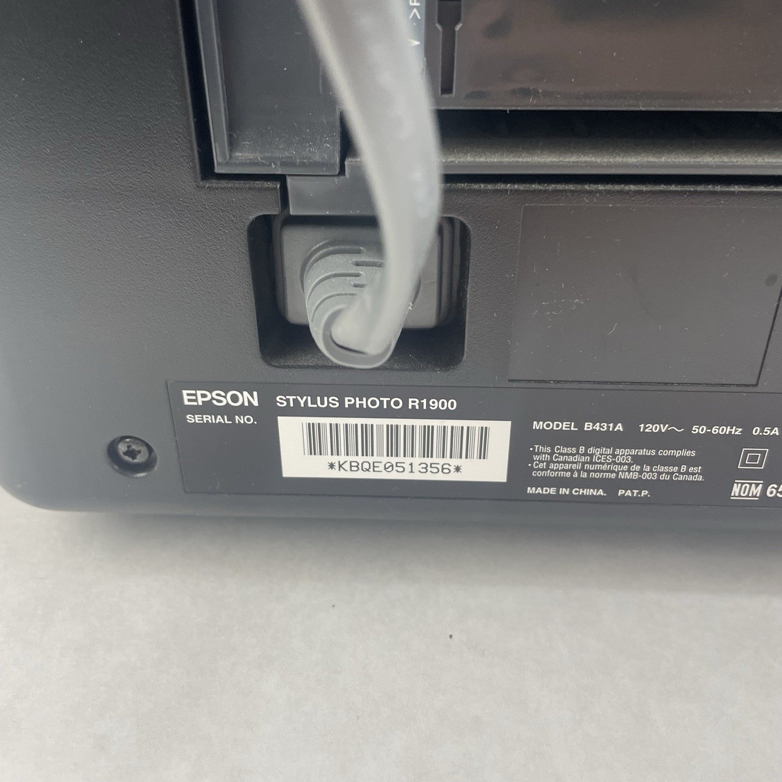 Epson Stylus Photo R1900 Digital Photo Inkjet Printer Untested No Ink8