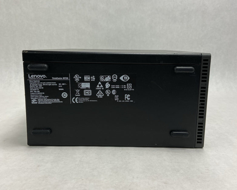 Lenovo ThinkCentre M720T MT Intel Core i7-8700 3.2GHz 8GB RAM No HDD No OS