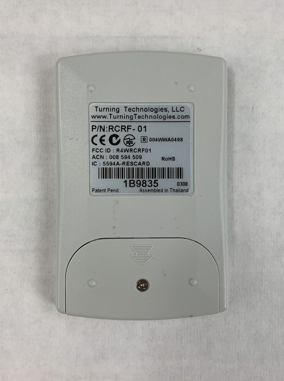 TurningPoint RCRF-01 Response Card (Lot of 10)