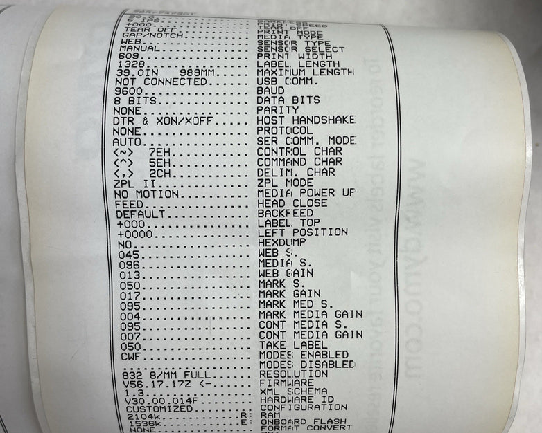 Zebra GX420t USB Thermal Transfer Label Printer For Parts