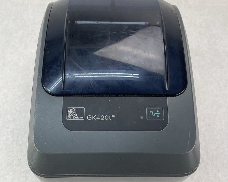 Zebra GK420T Thermal Label Printer Desktop USB Barcode Printer Tested