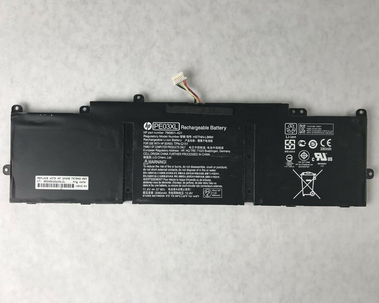 Lot of (5) HP PE03XL Notebook Battery 766801-421 for Chromebook 11