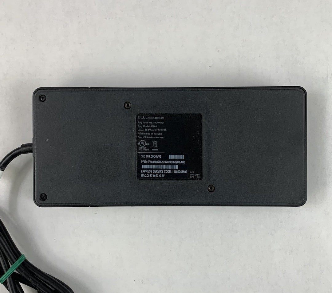 Dell K20A Thunderbolt USB-C Docking Station9