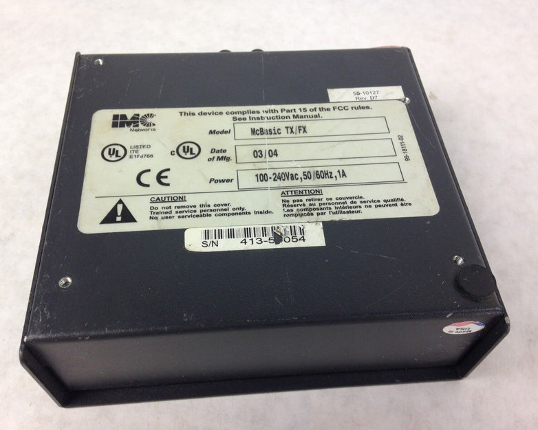 IMC Networks Compact Media Converter McBasic TX/FX IMC MM1300-ST