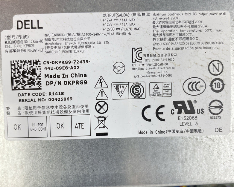 Dell OptiPlex 3020 MT Intel Quad Core i5-4590 3.30GHz 4GB RAM DVDRW No HDD OS