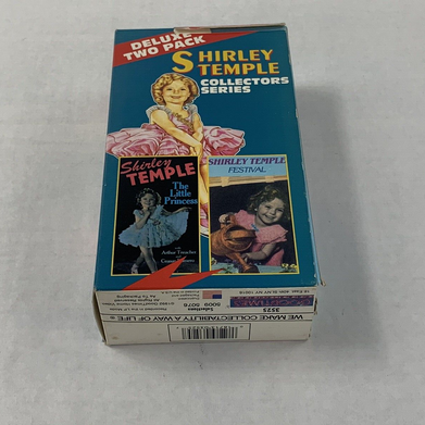 Vintage Shirley Temple In The Little Princess & Festival 2 Movie VHS Tape Set