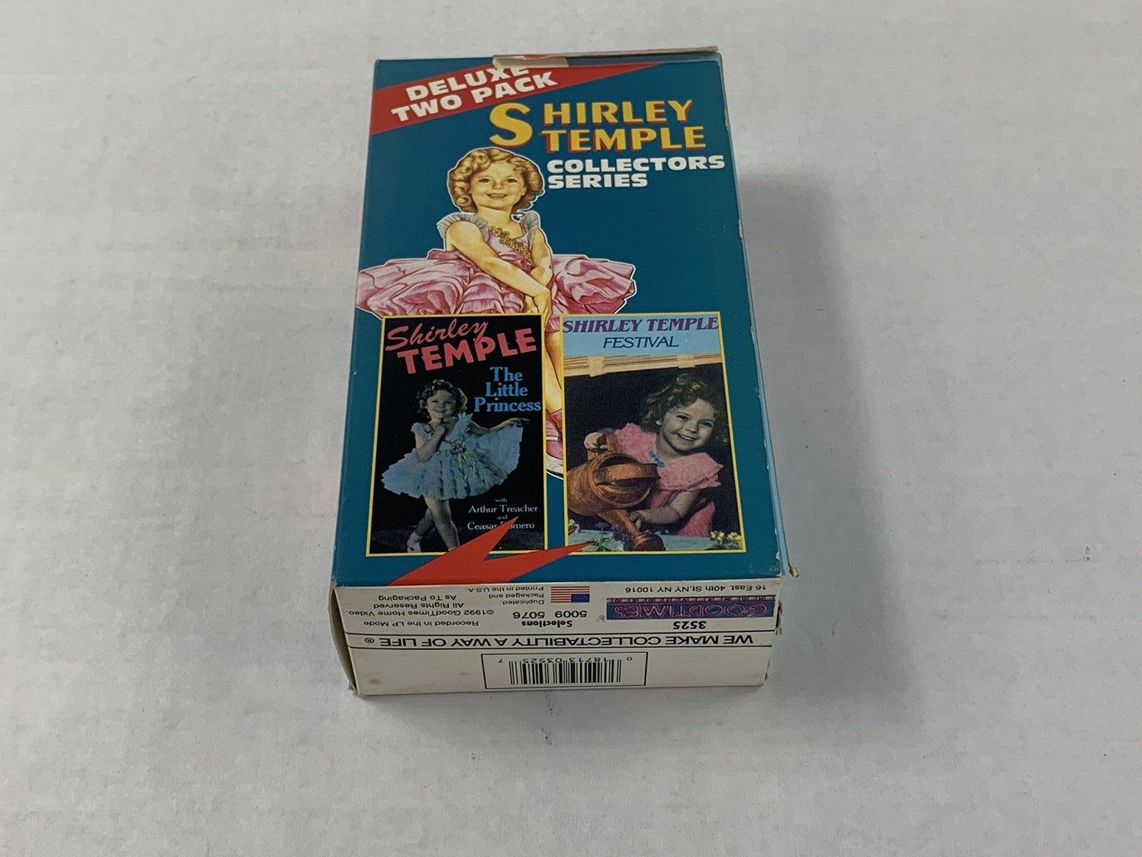 Vintage Shirley Temple In The Little Princess & Festival 2 Movie VHS Tape Set
