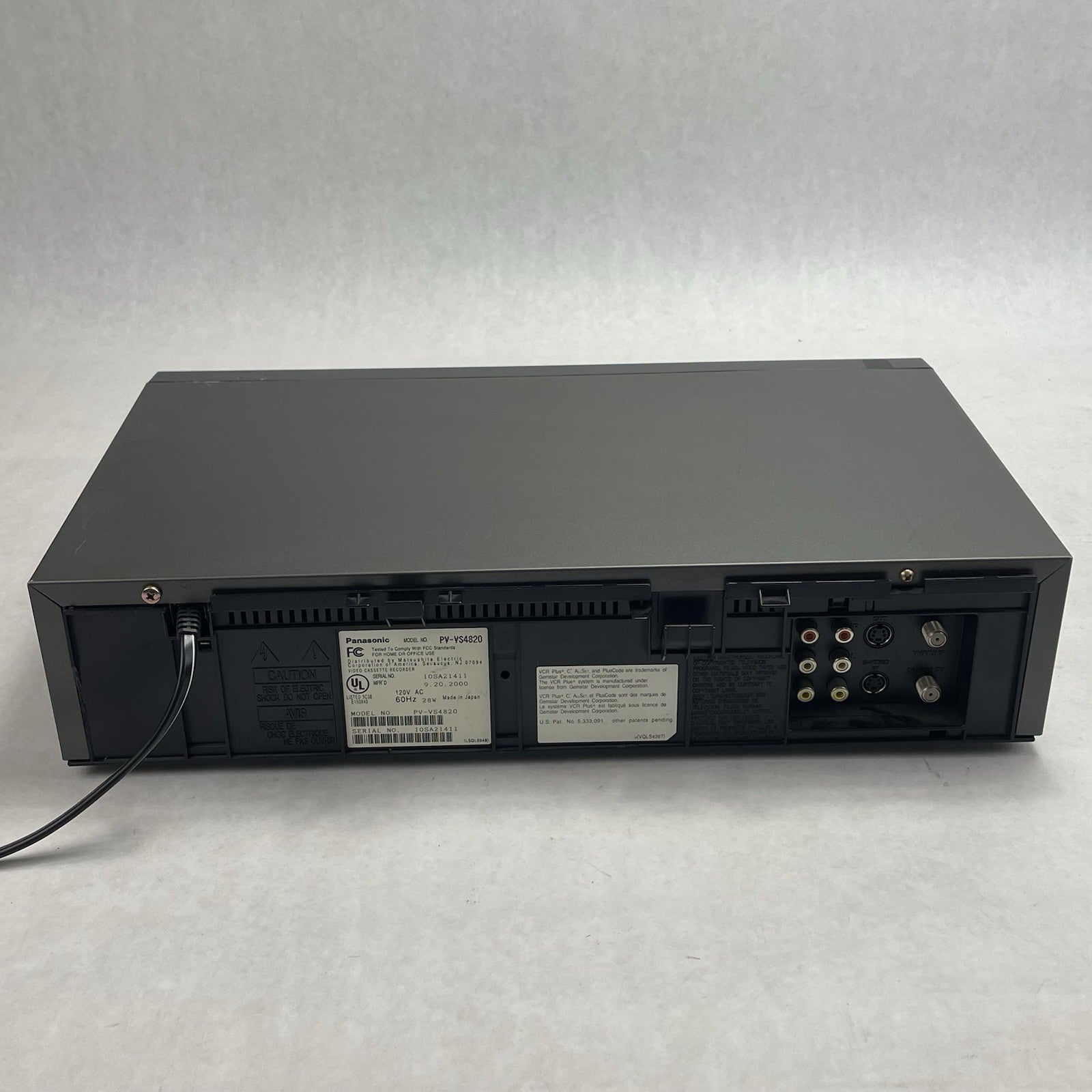 Panasonic PV-VS4820 4-Head Hi-Fi Stereo VHS Video Cassette Recorder VCR9
